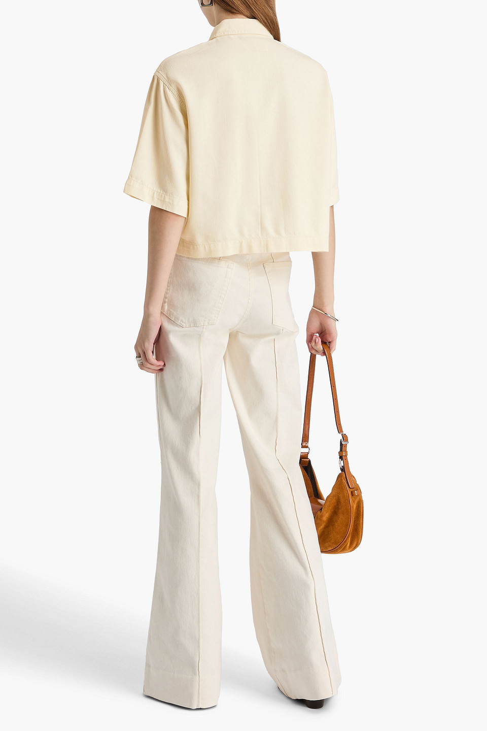  Rag & Bone - Lenna Denim Shirt - White - Xs 