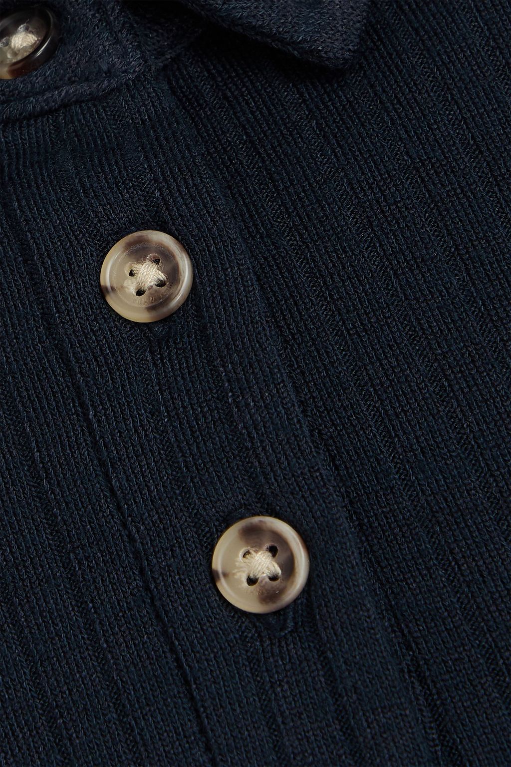 RAG & BONE قميص بولو بحبكة بتصميم مضلّع