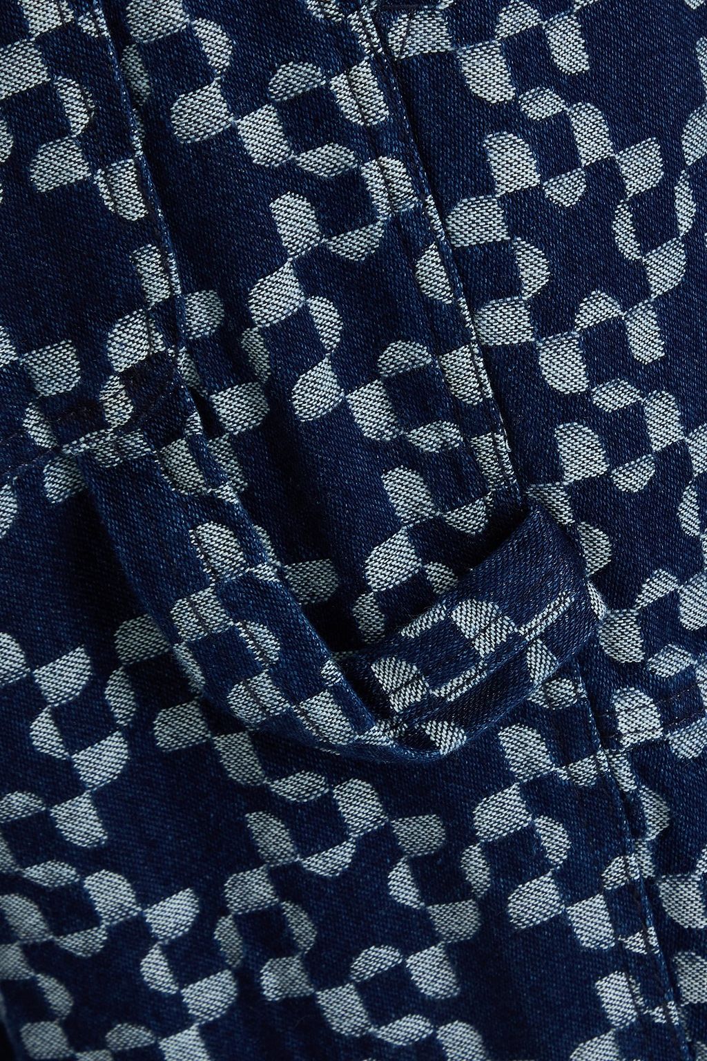 SIMKHAI Santo cotton-jacquard cargo pants