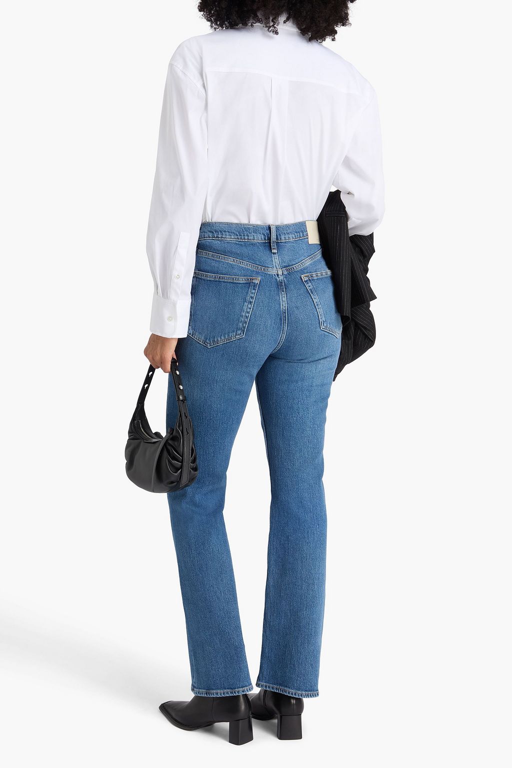 RAG & BONE Peyton faded high-rise bootcut jeans