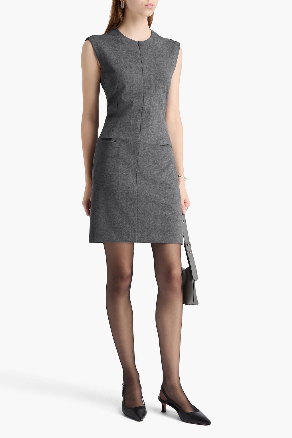 RAG & BONE فستان تينا قصير من الجيرسي