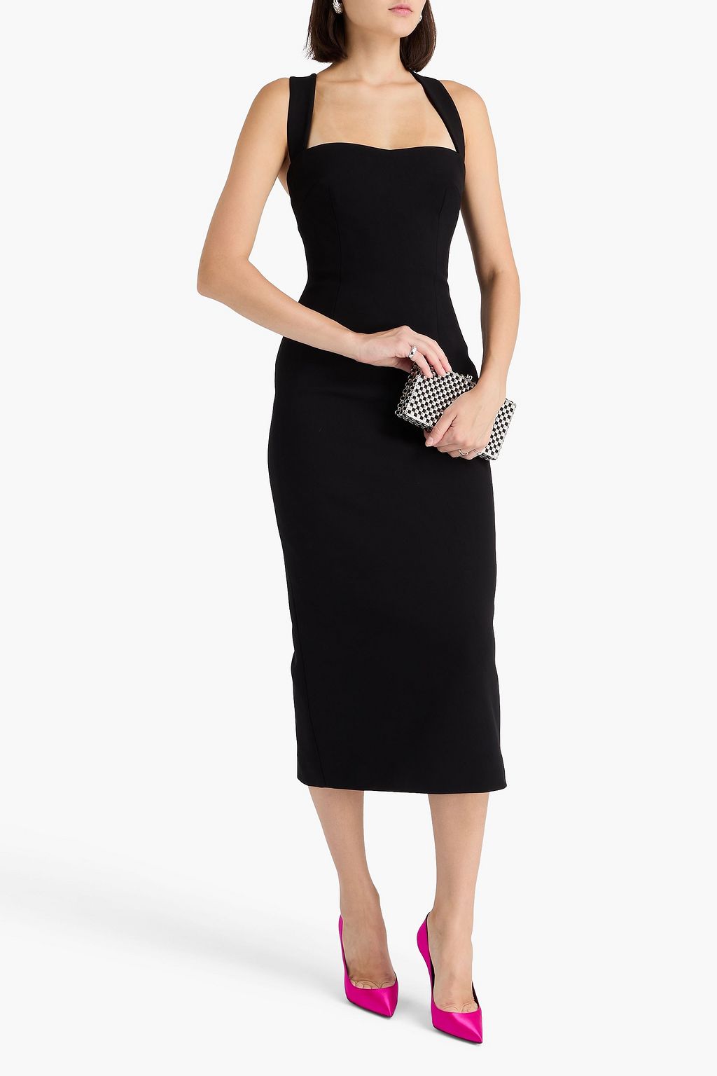 RACHEL GILBERT Jacqui crepe midi dress