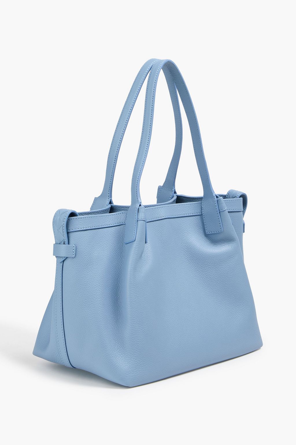 SERAPIAN Small Secret Rugiada Tote Bag aus Narbenleder