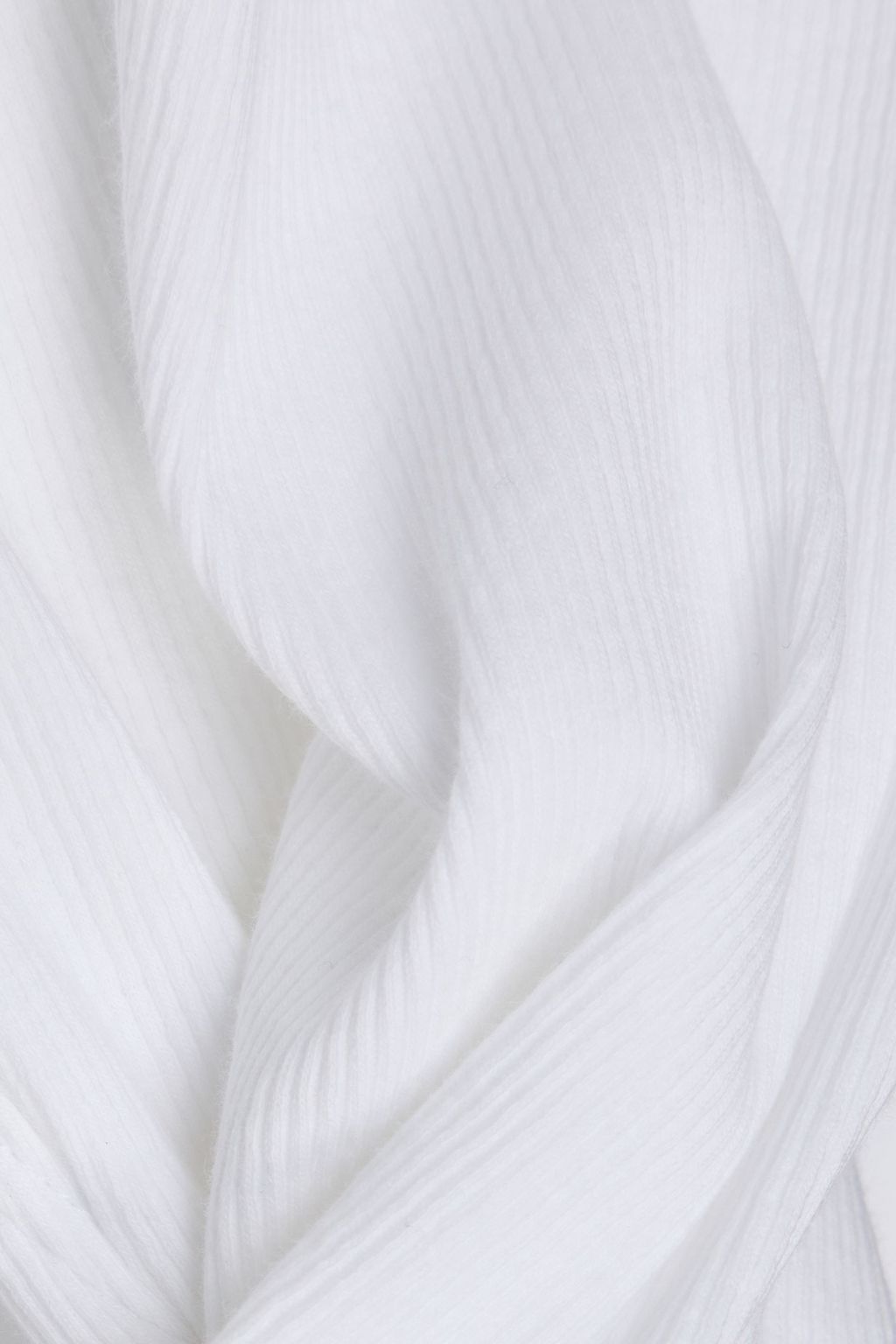 RAG & BONE بلوزة إيسينشيال من قطن بيما المطاط والجيرسي بتصميم مضلّع