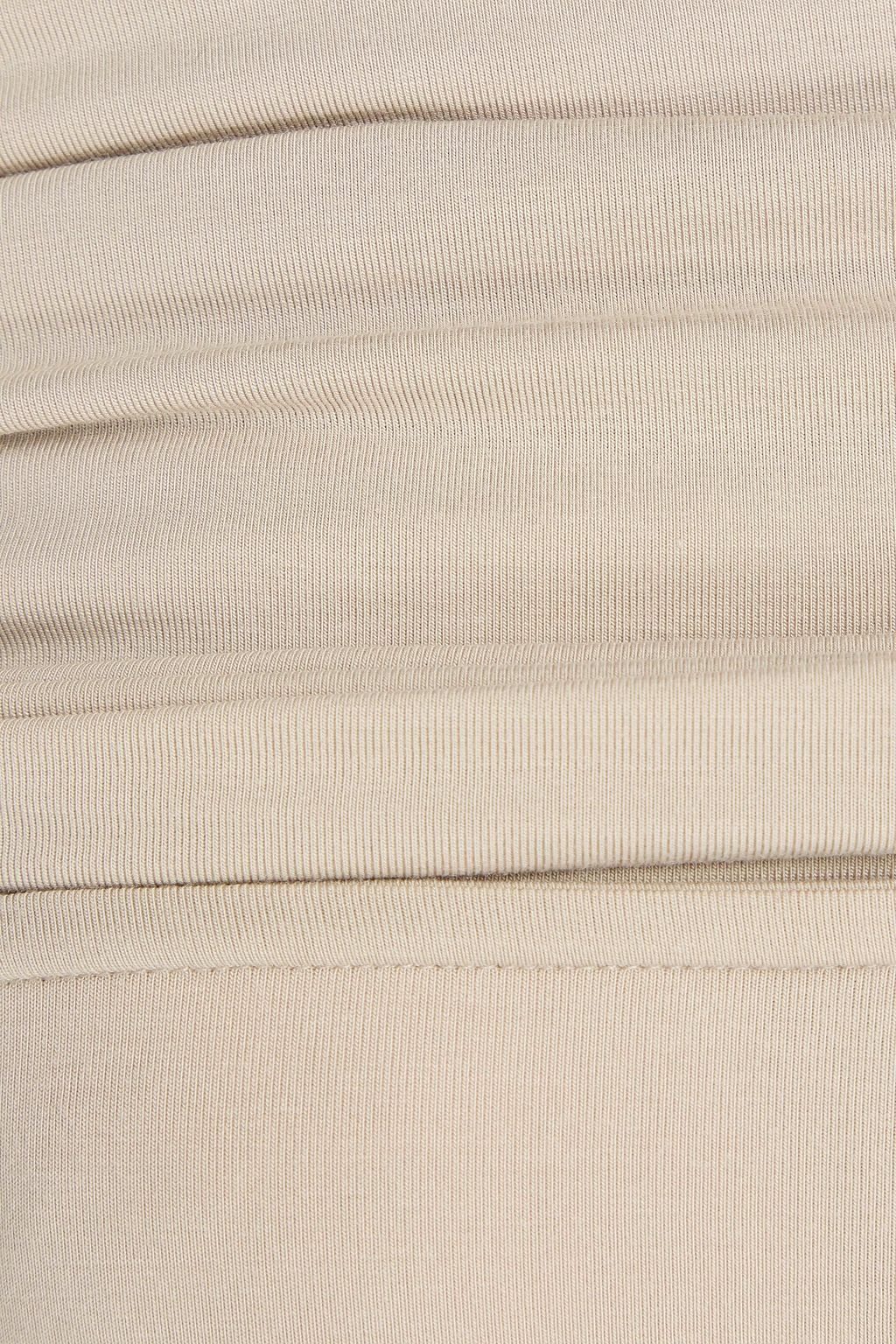 RAG & BONE بلوزة "لوكا" من الجيرسي والمودال المطاط بتصميم مكشوف الكتفين