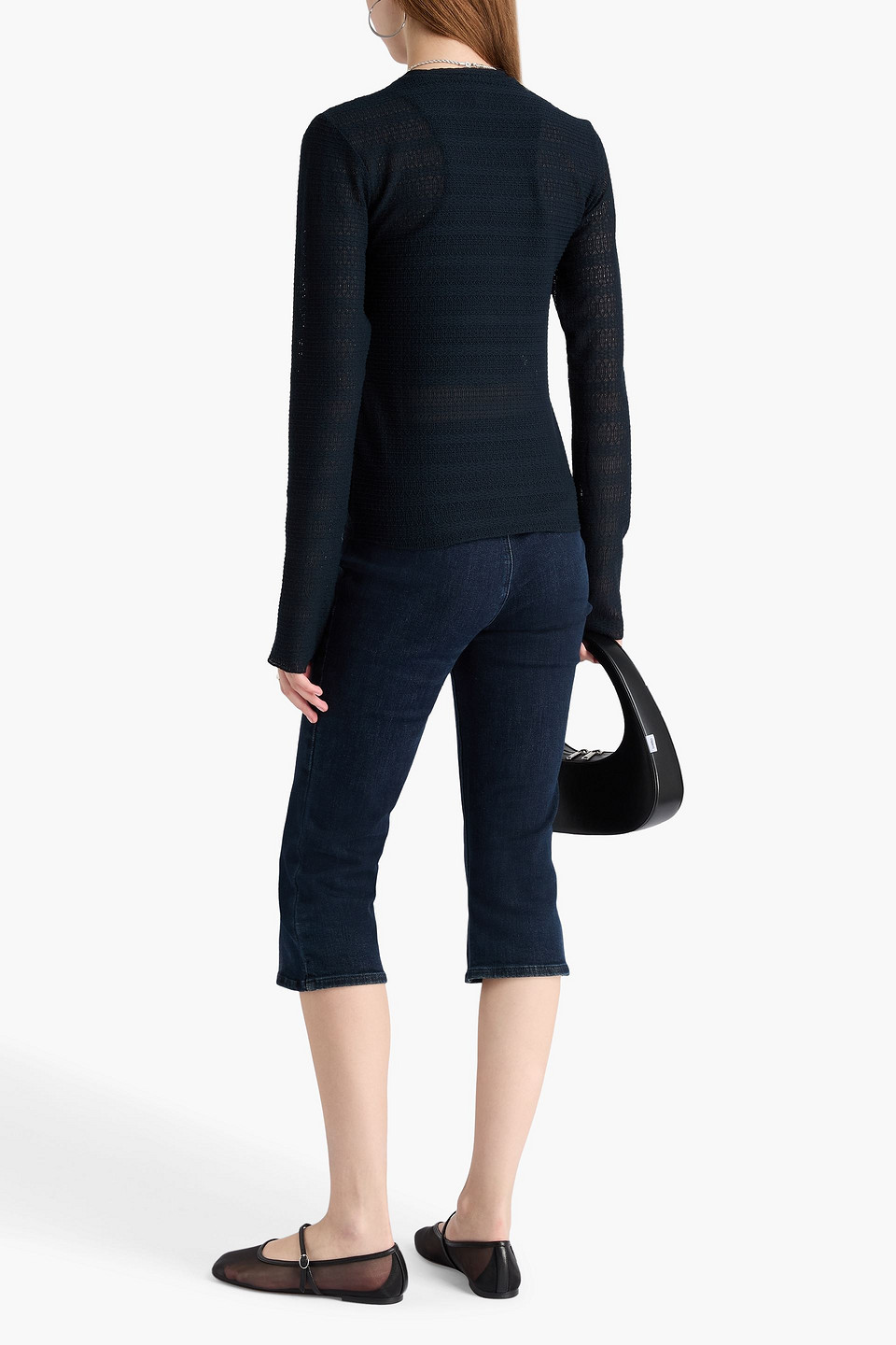  Rag & Bone - Julia Crochet Top - Blue - Xxs 
