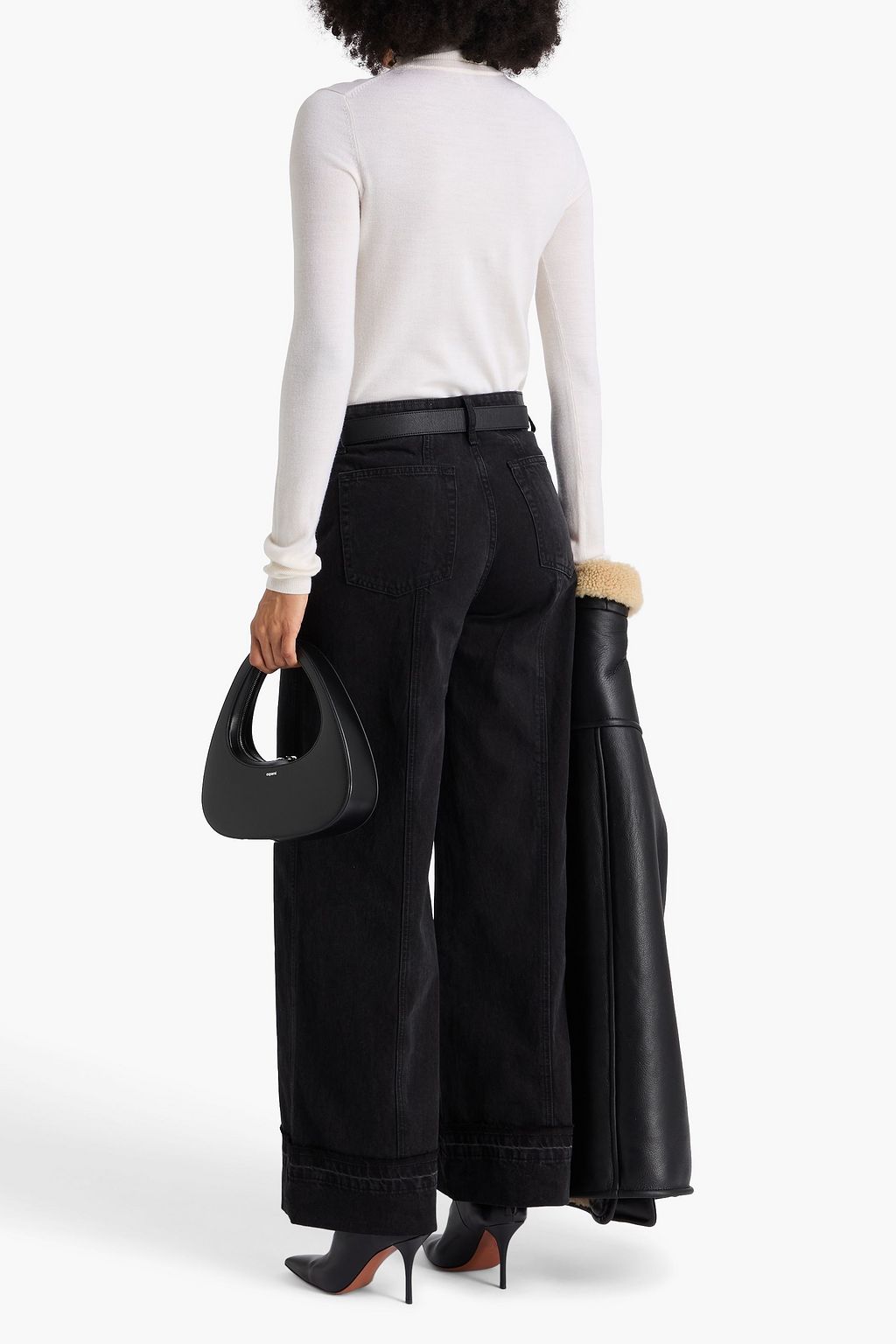 RAG & BONE Marina high-rise wide-leg jeans