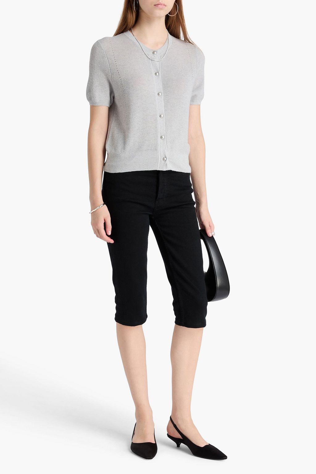 RAG & BONE Dina cotton-blend cardigan