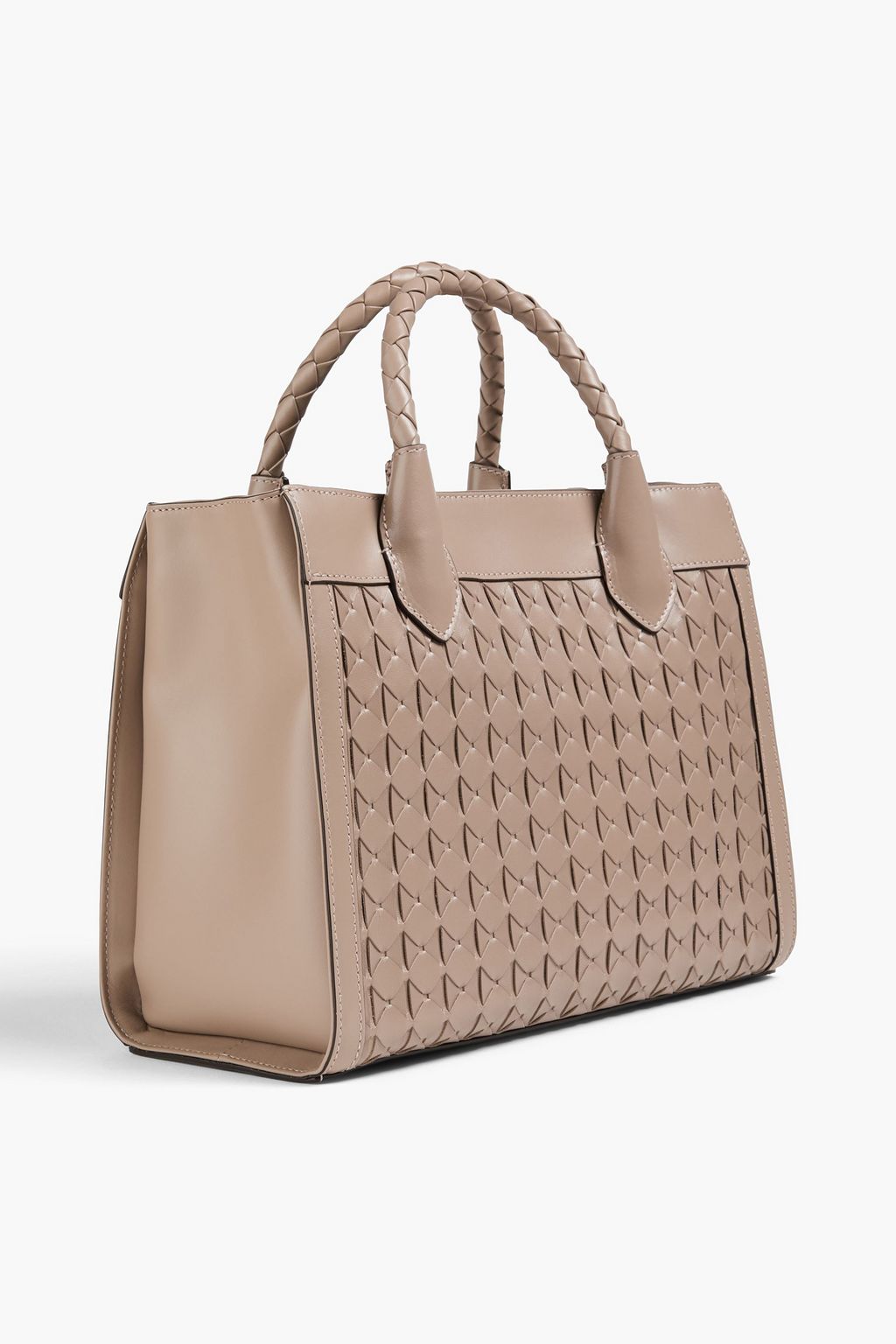 SERAPIAN Lorelei woven leather tote