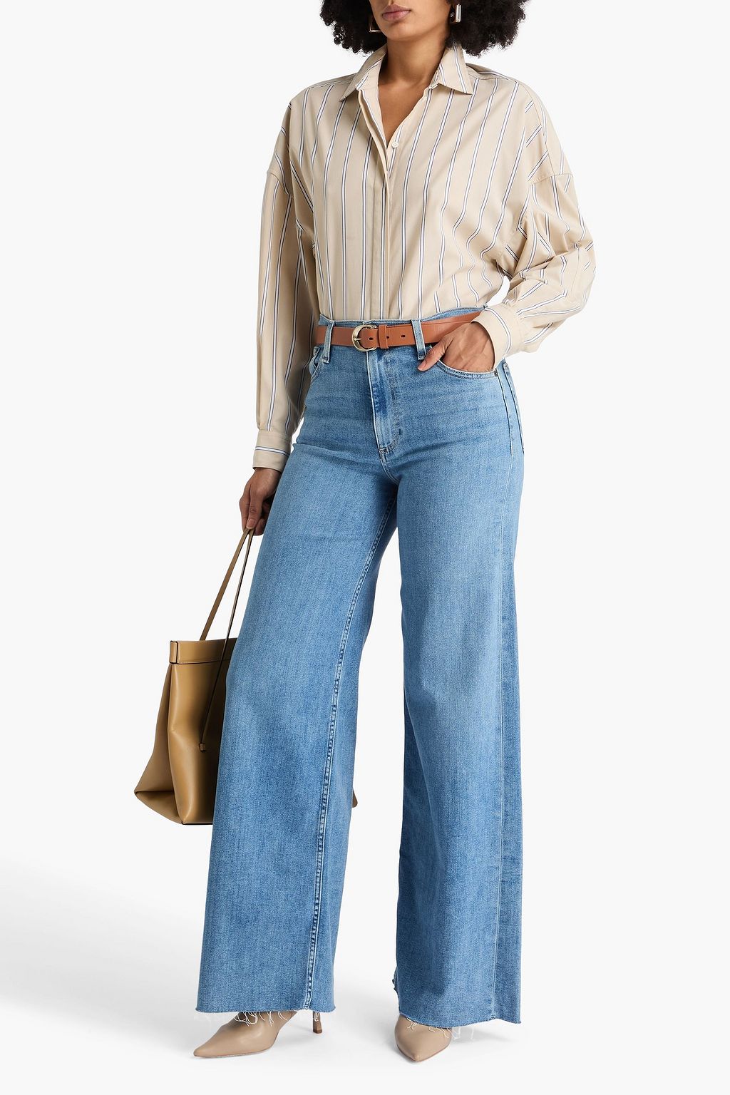 RAG & BONE Sofie high-rise wide-leg jeans