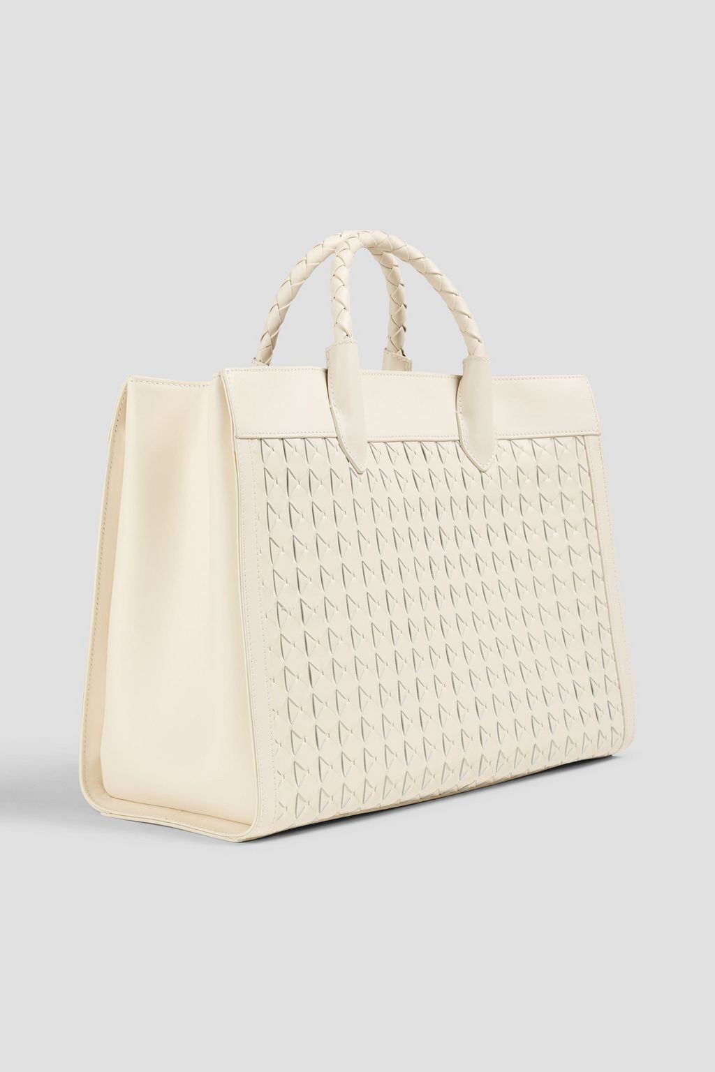 SERAPIAN Lorelei woven leather tote
