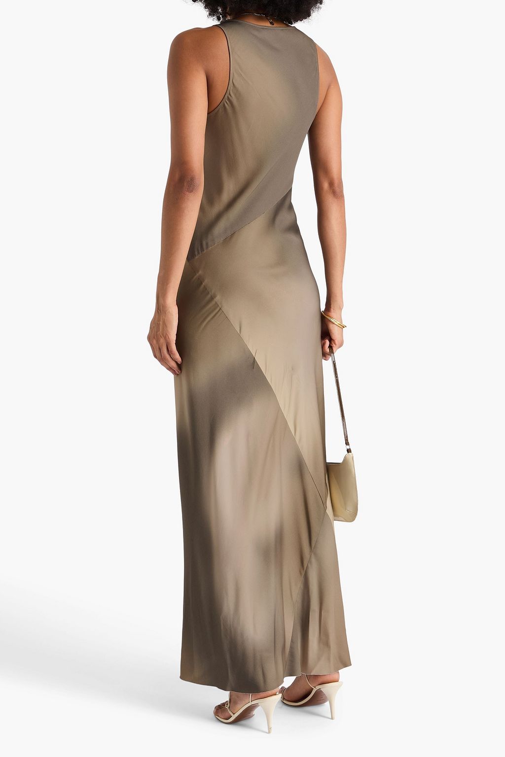 RAG & BONE Daisy tie-dyed satin maxi dress
