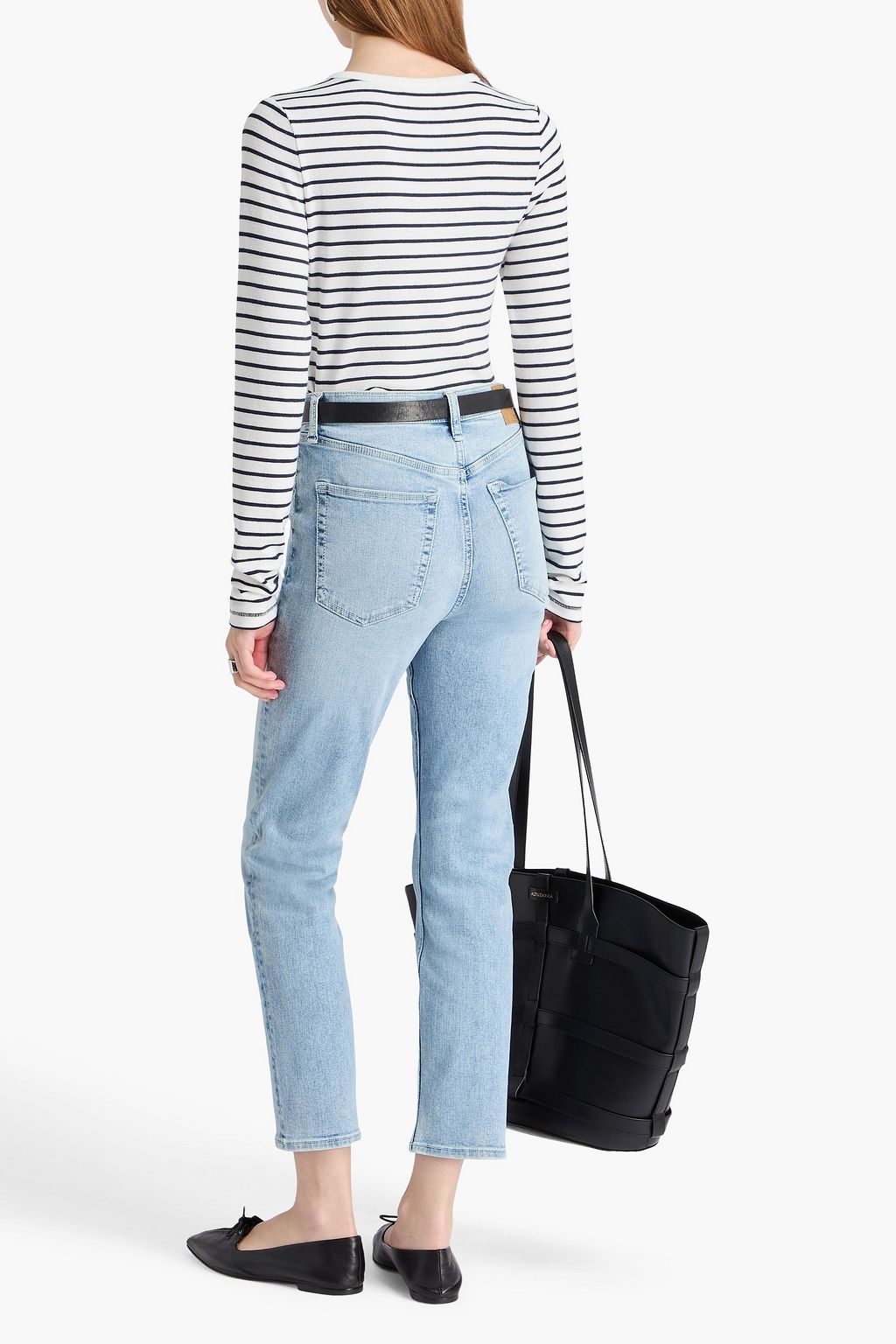 RAG & BONE بلوزة من الجيرسي بتصميم مخطط