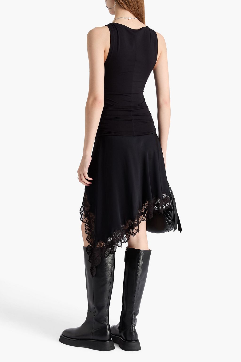 RAG & BONE Luca ruched stretch-modal jersey tank