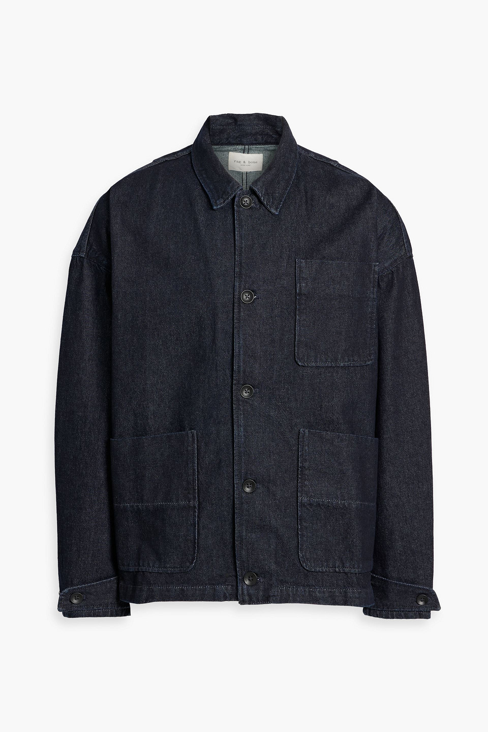 Rag & Bone Mercer Denim Jacket In Blue