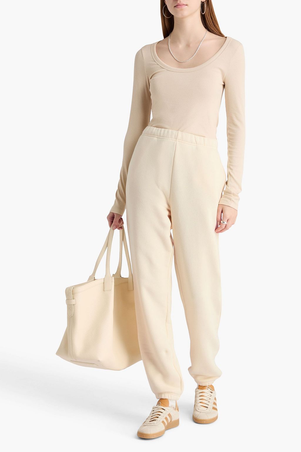 RAG & BONE بنطلون رياضي من مزيج من قطن تيري فرنسي