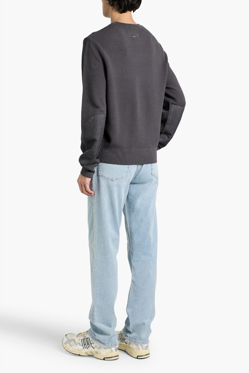 Rag & Bone Dexter Cotton Sweater In Gray