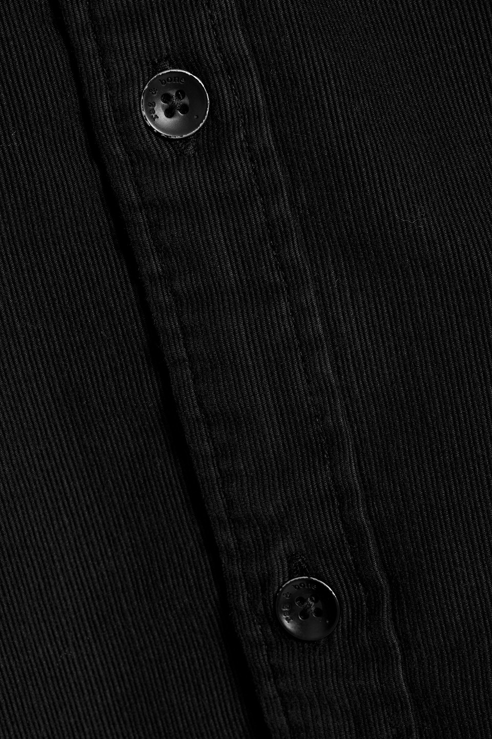 Rag & Bone Finch Denim Button-up Shirt In Black
