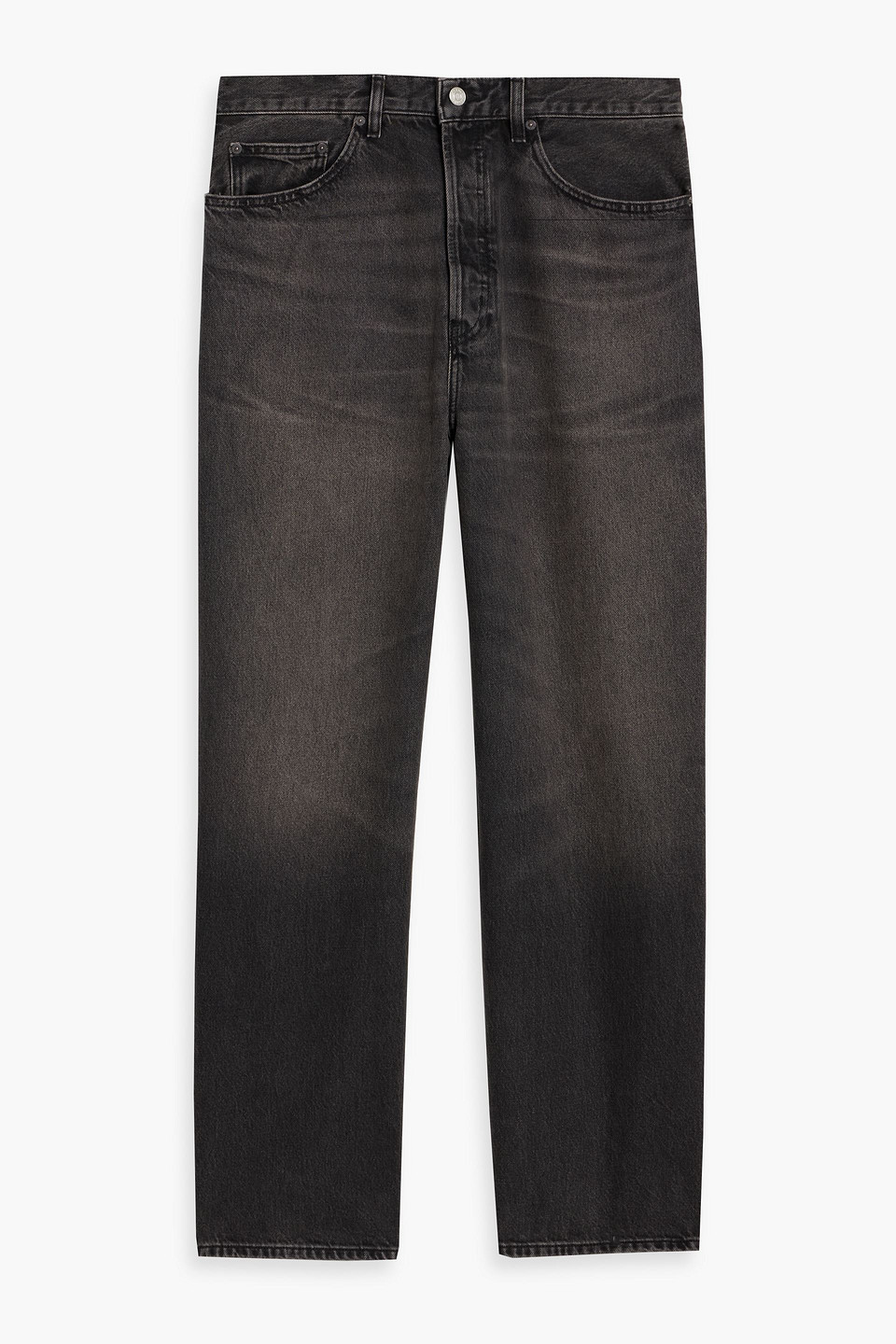 Frame Baggy Denim Jeans In Black