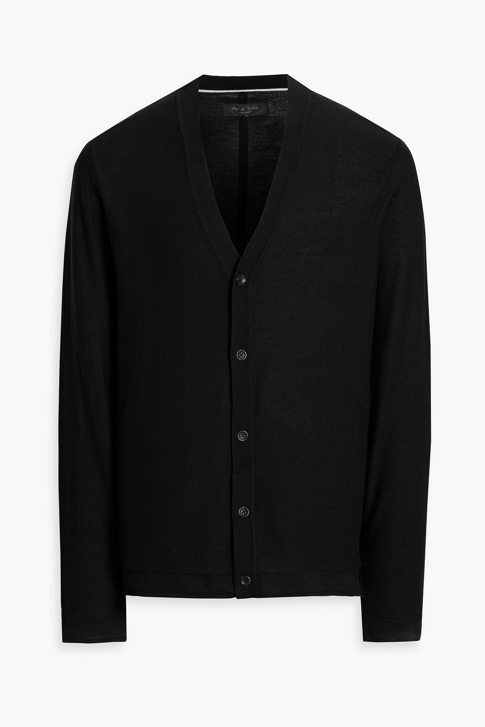 Rag & Bone Reid Knitted Cardigan In Black
