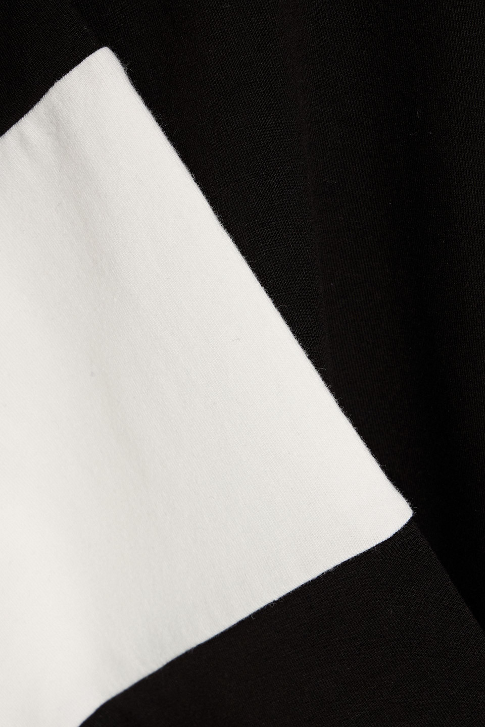 Paige Kinney Two-tone Cotton-blend Jersey Polo Shirt In Animal Print