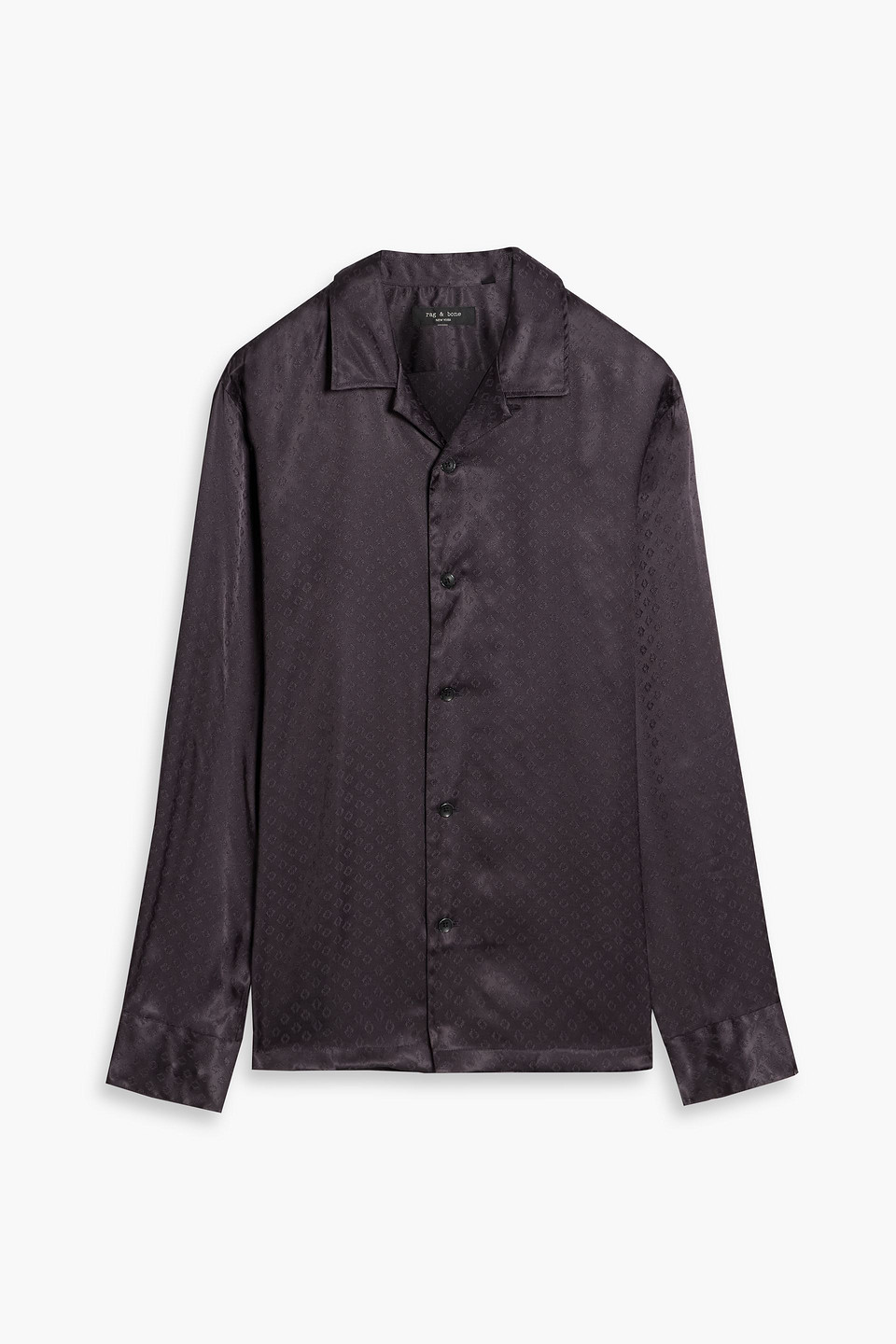 Rag & Bone Avery Jacquard Shirt In Gray