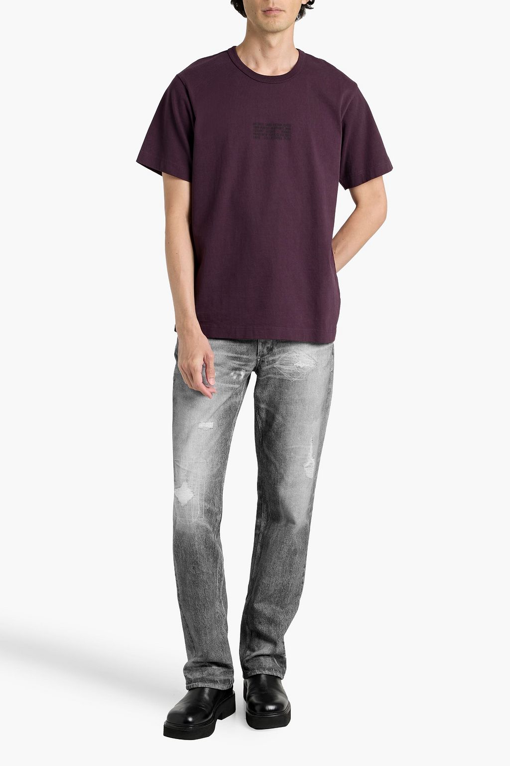 RAG & BONE Fit 4 Miramar printed cotton-fleece pants