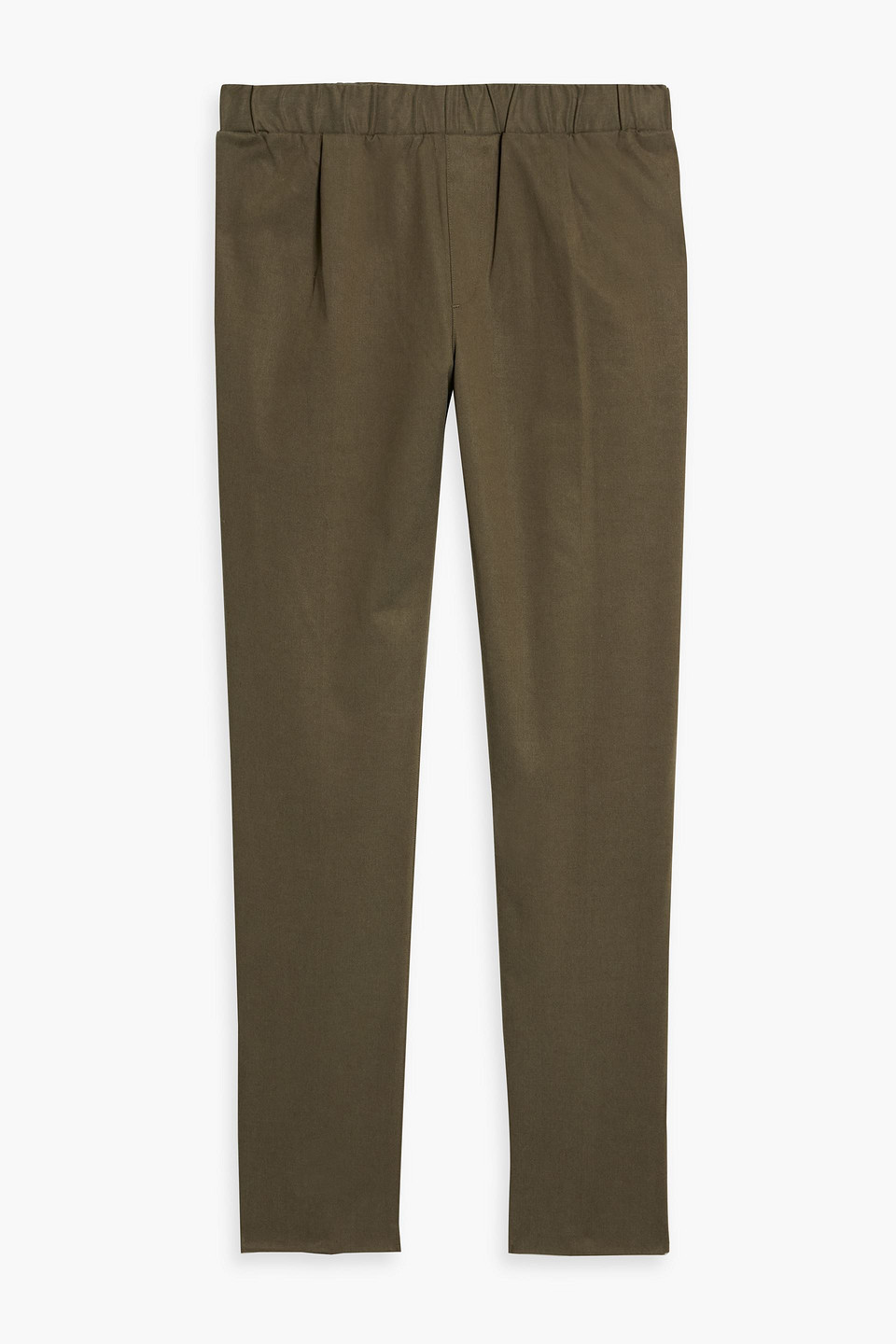 Paige Snider Lyocell-blend Twill Pants In Green