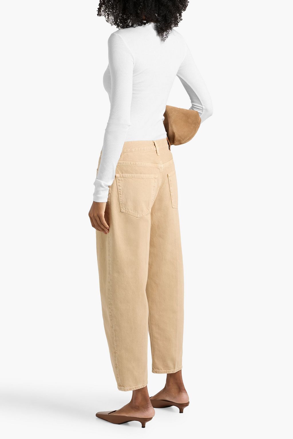 TOTEME Stretch-cotton jersey top