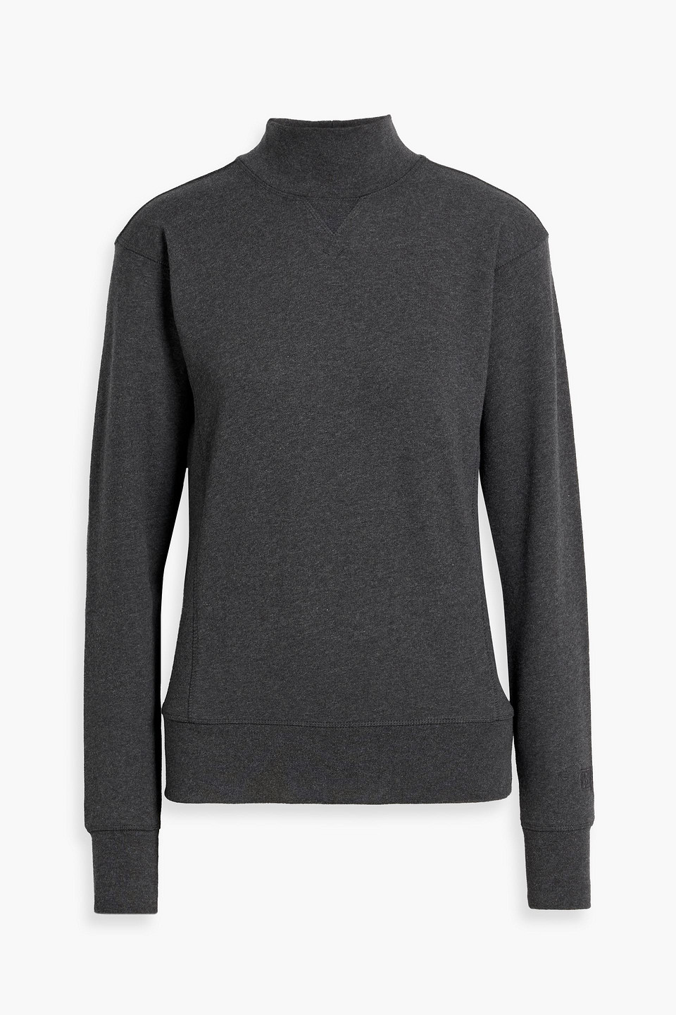 Totême French Cotton-terry Sweatshirt In Gray