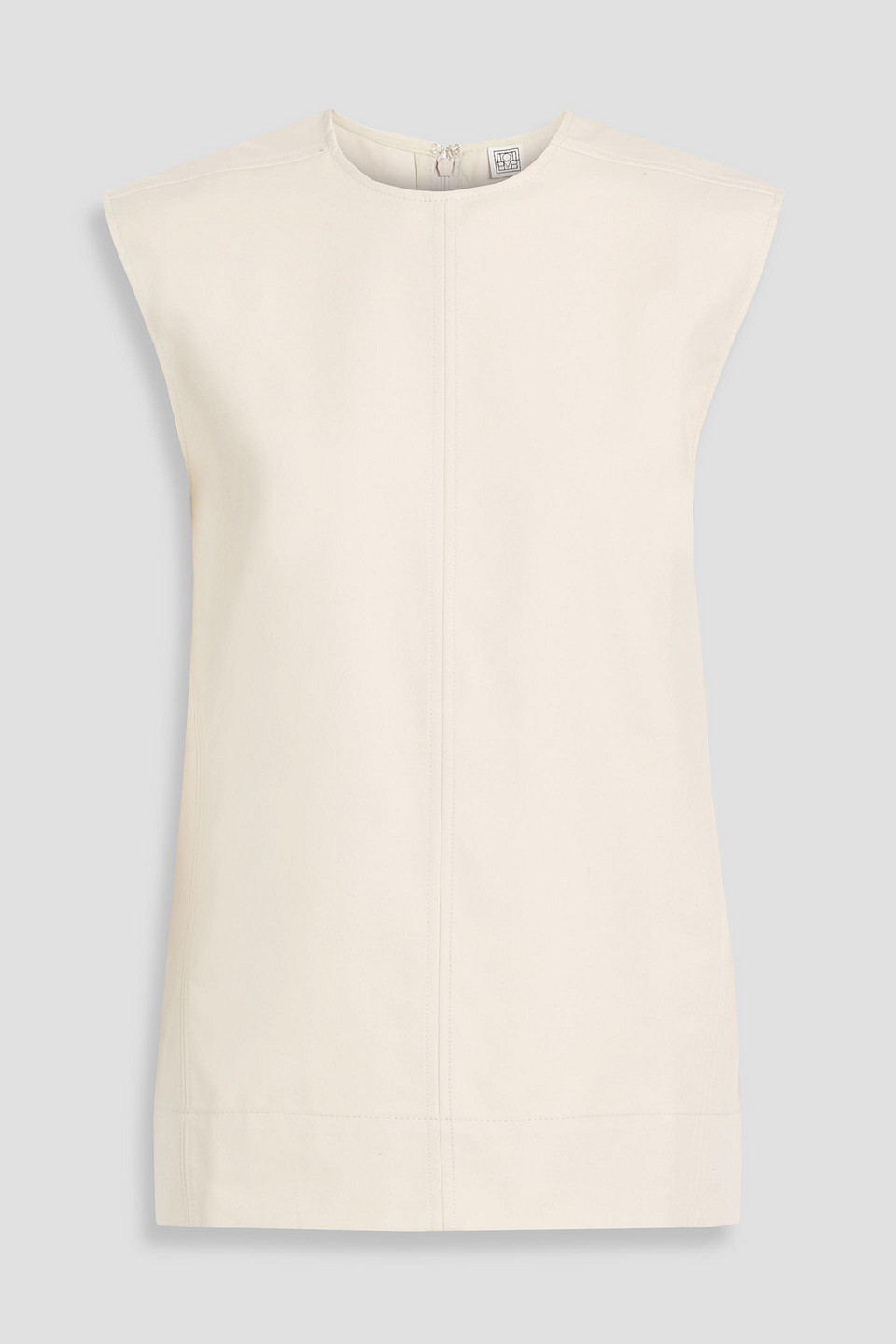 Totême Cotton-twill Top In Neutral
