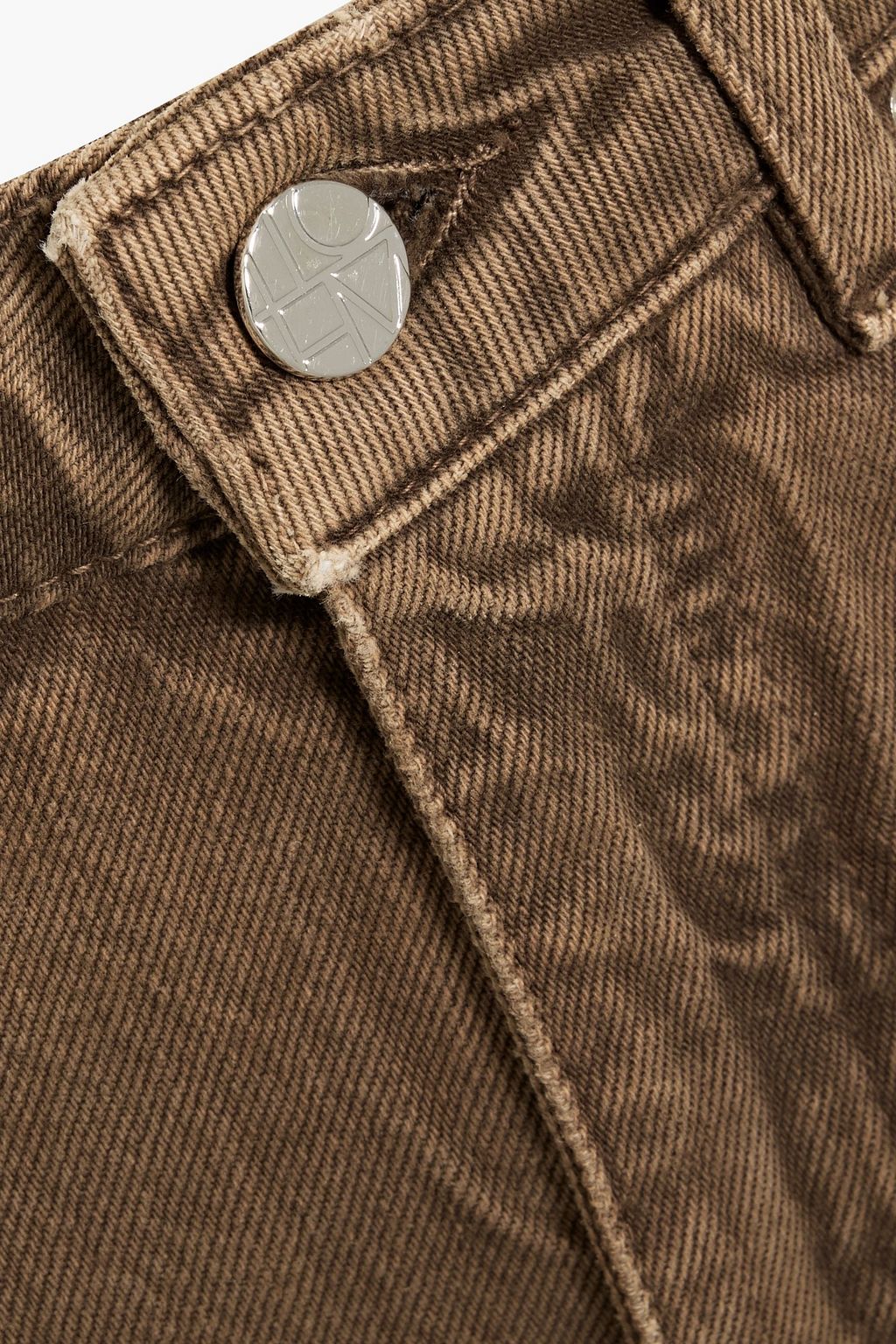 TOTEME High-rise barrel-leg jeans