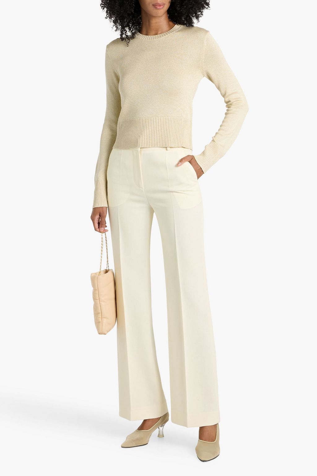 TOTEME Crepe straight-leg pants