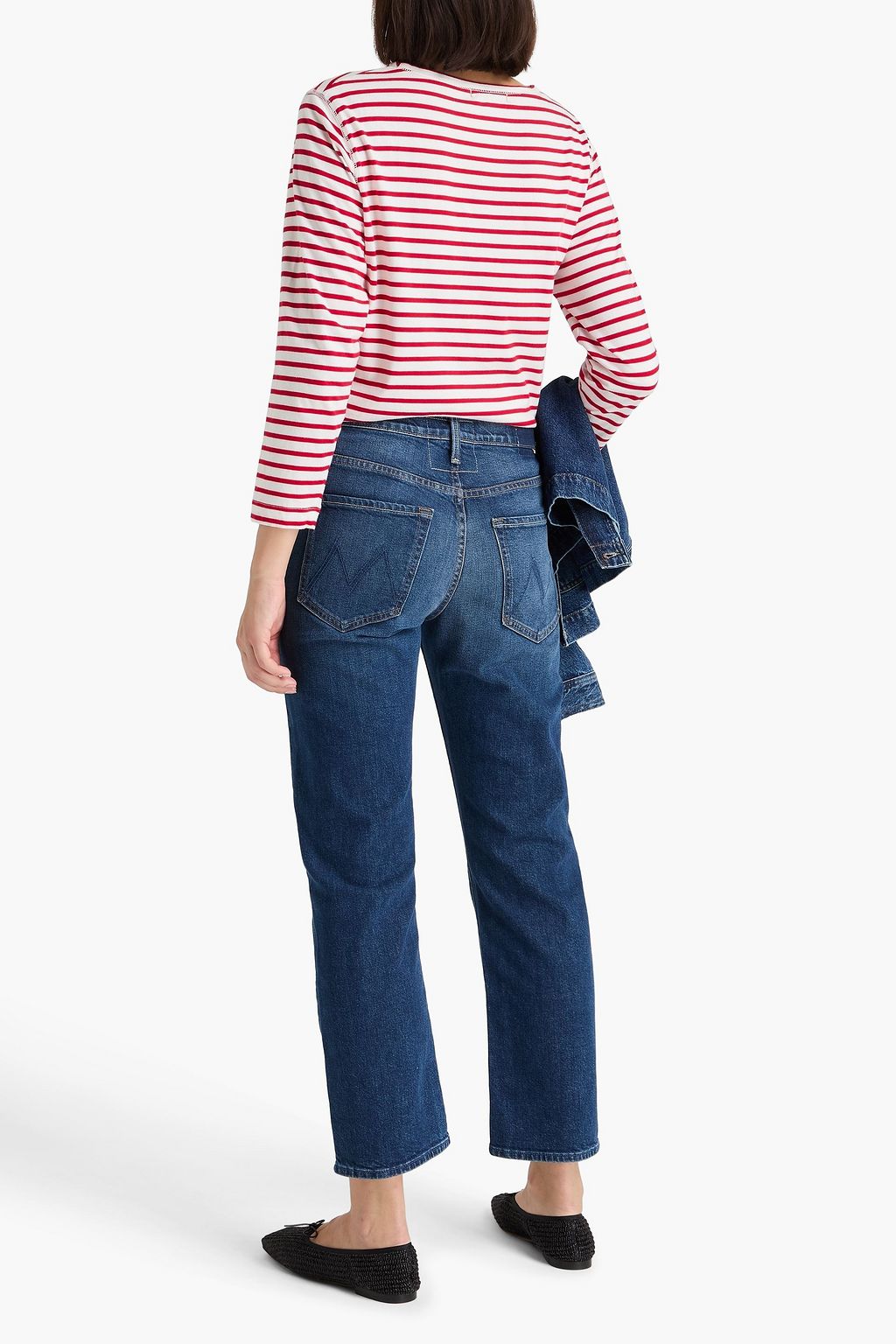 MOTHER Ditcher high-rise straight-leg jeans