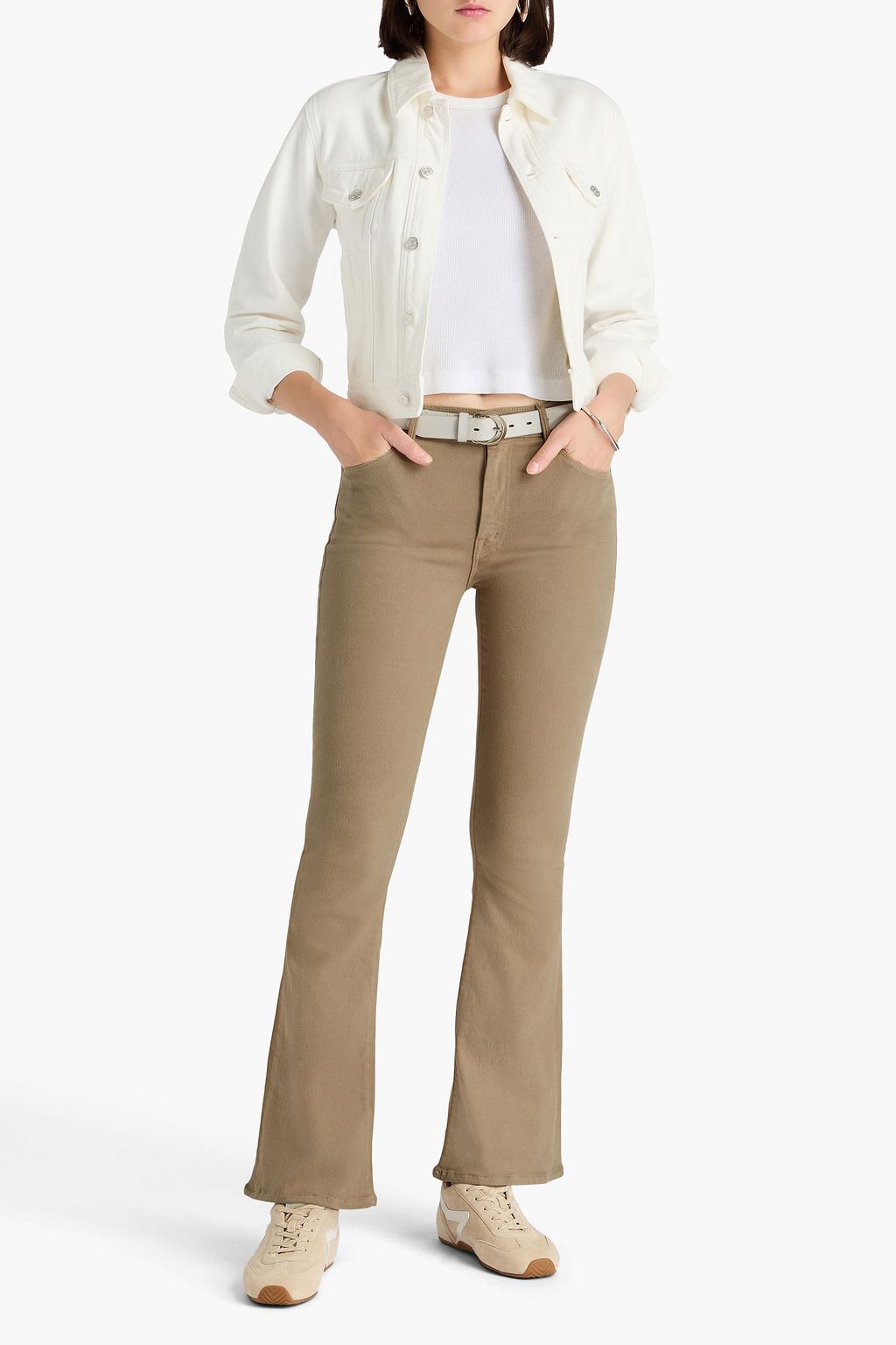 MOTHER Weekender high-rise flared jeans