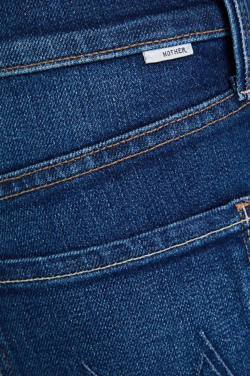 MOTHER Mid-rise straight-leg jeans