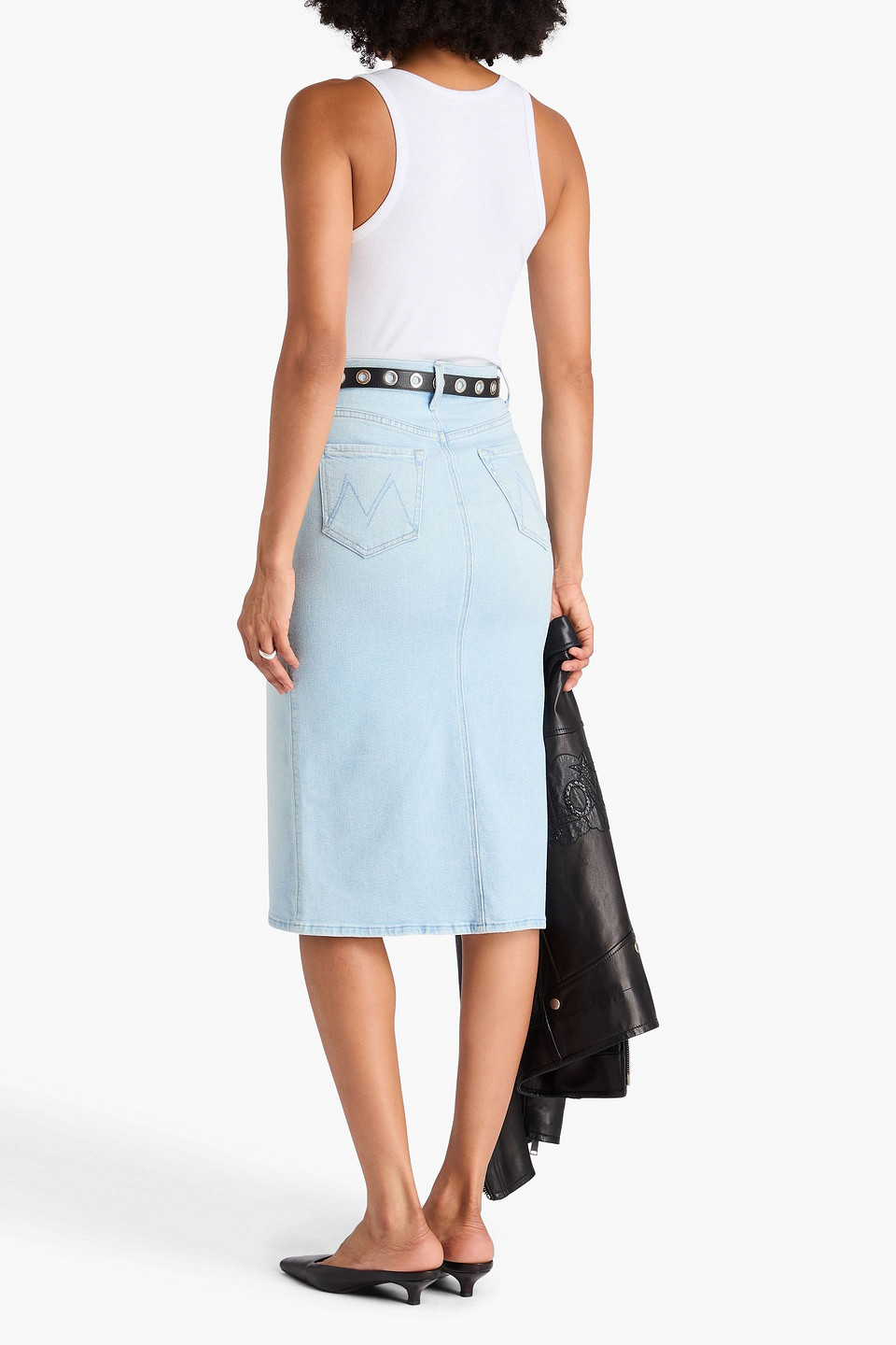  Mother - Midirock „wooner“ Aus Denim - Blau - 25 