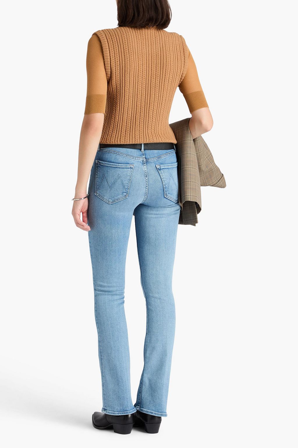 MOTHER Outsider high-rise straight-leg jeans