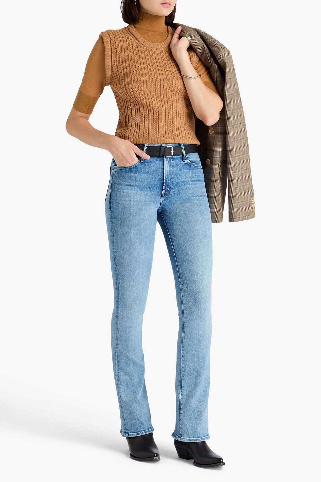 MOTHER Outsider high-rise straight-leg jeans