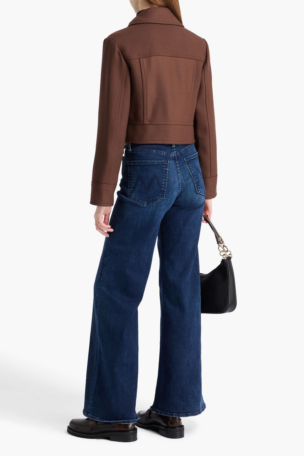 MOTHER Tomcat Roller high-rise wide-leg jeans
