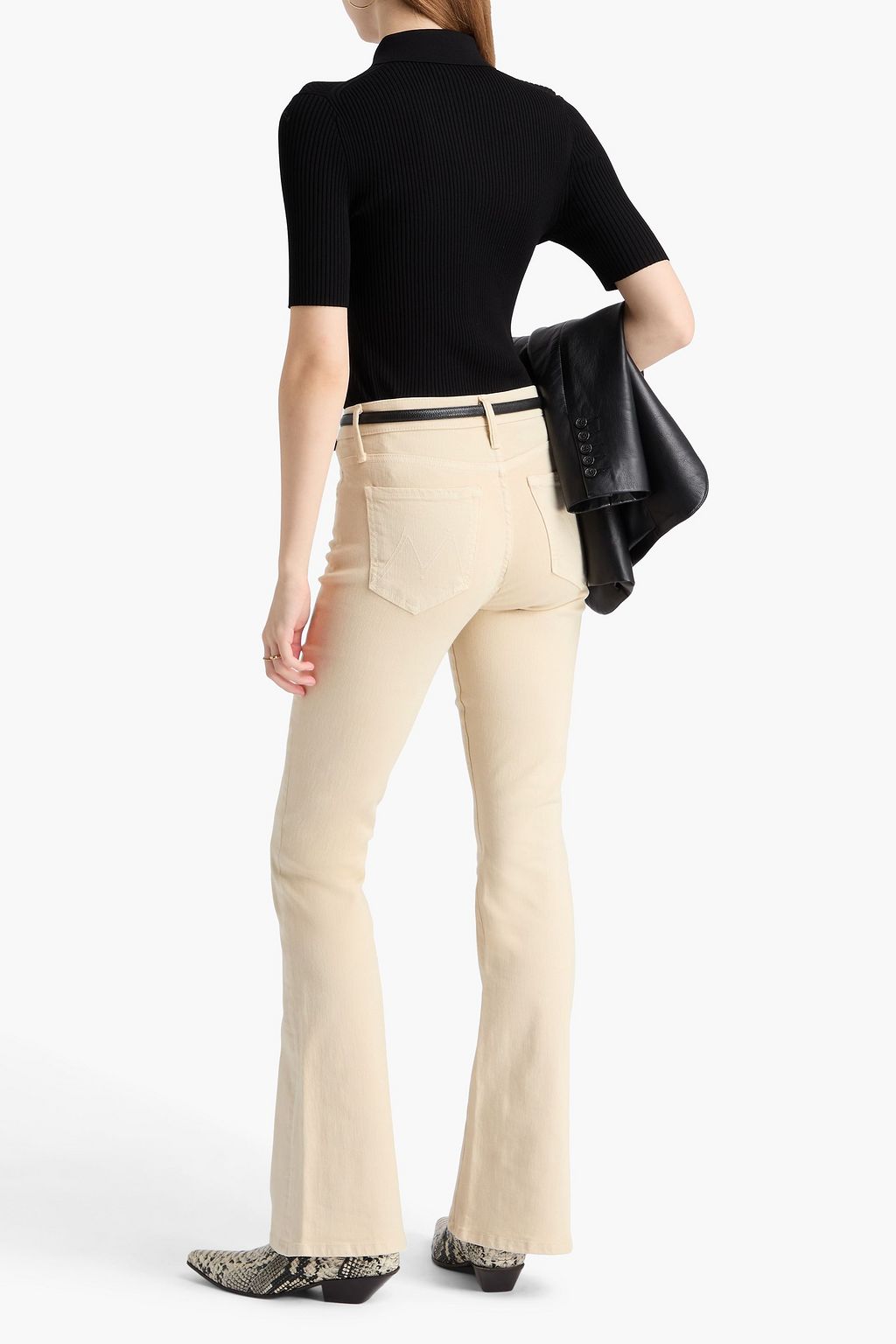 MOTHER Weekender high-rise flared jeans