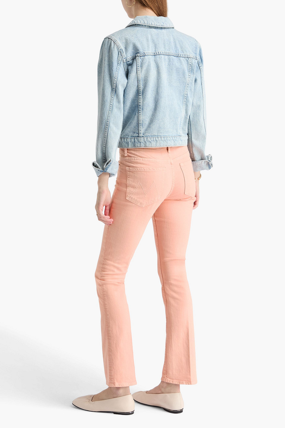  Mother - Hoch Sitzende Bootcut-jeans „insider Hover“ - Orange - 27 