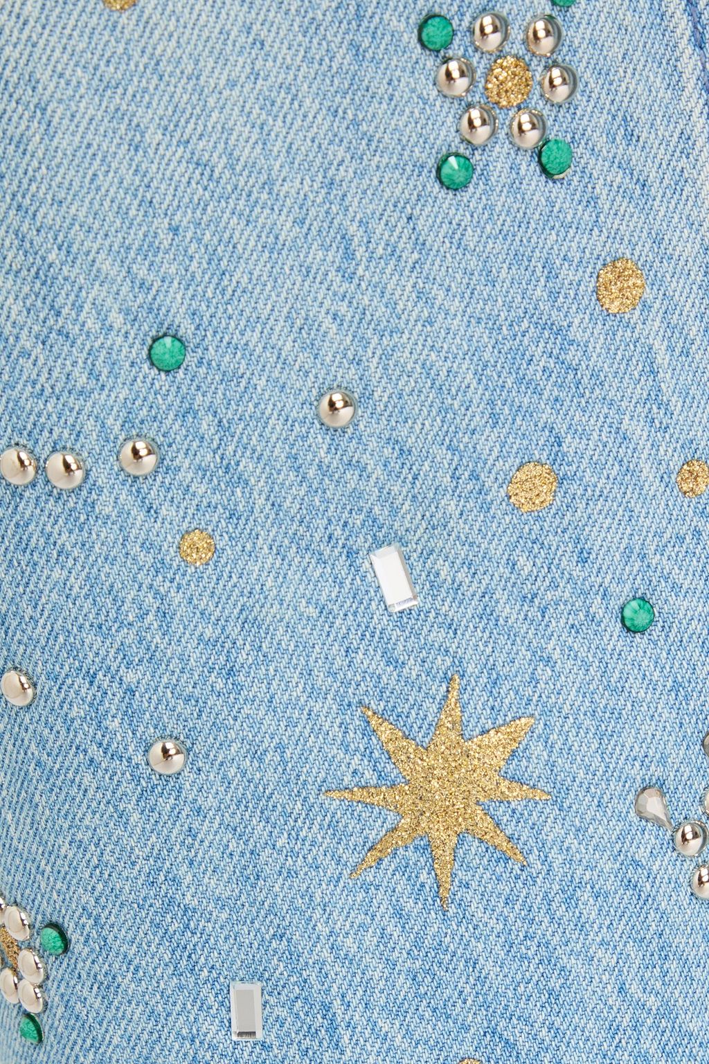 MOTHER Bookie Heel embellished mid-rise bootcut jeans
