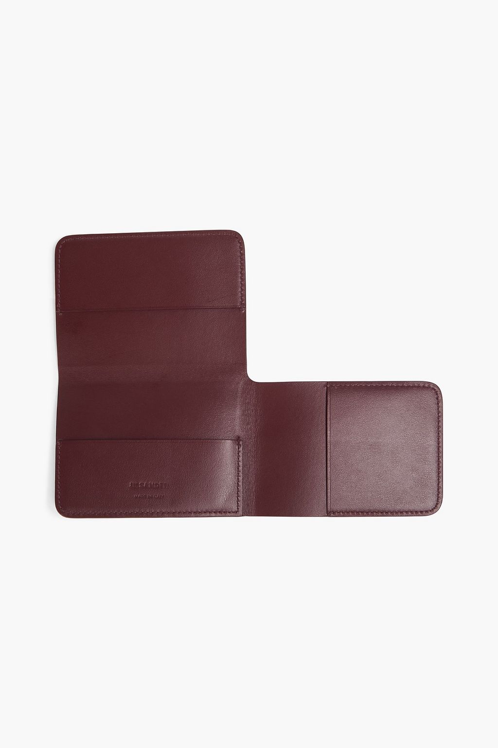 JIL SANDER Leather cardholder