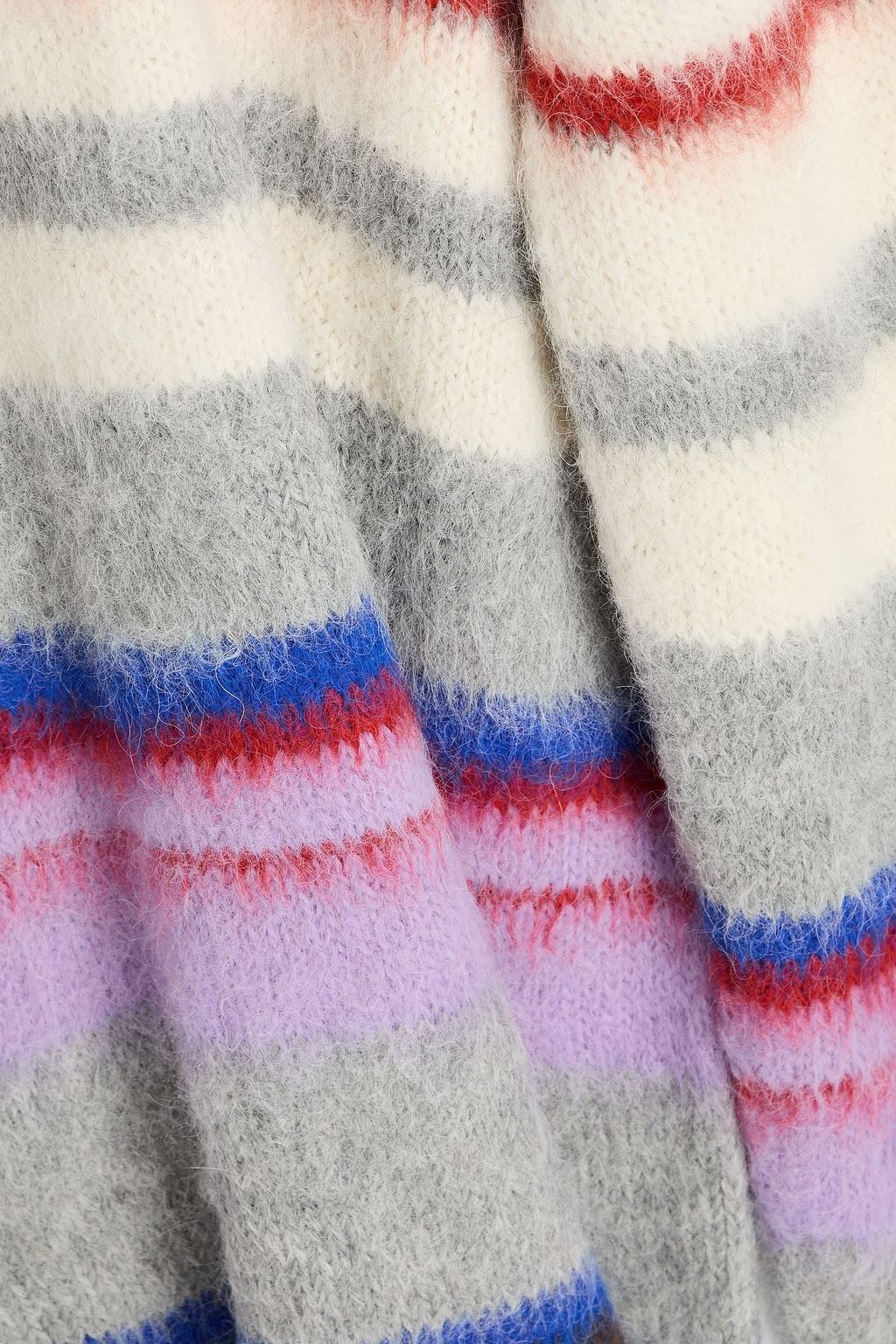 THE ELDER STATESMAN Thistle Nightcap striped alpaca-blend sweater