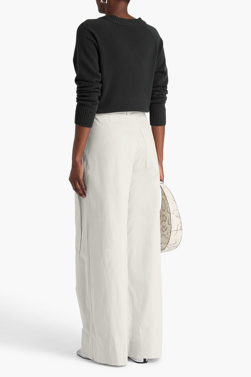 3.1 PHILLIP LIM Cotton-blend canvas wide-leg pants