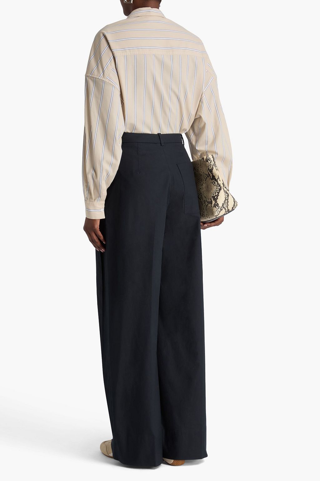 3.1 PHILLIP LIM Cotton-blend canvas wide-leg pants
