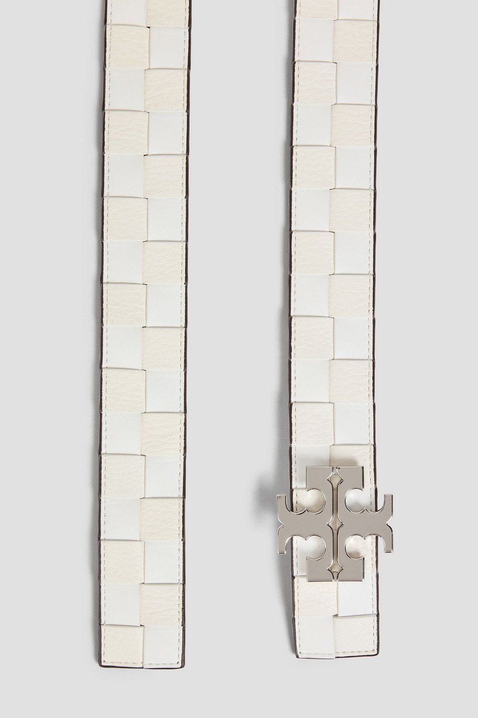  Tory Burch - Gürtel Aus Glatt- Und Narbenleder - Weiß - Xs 