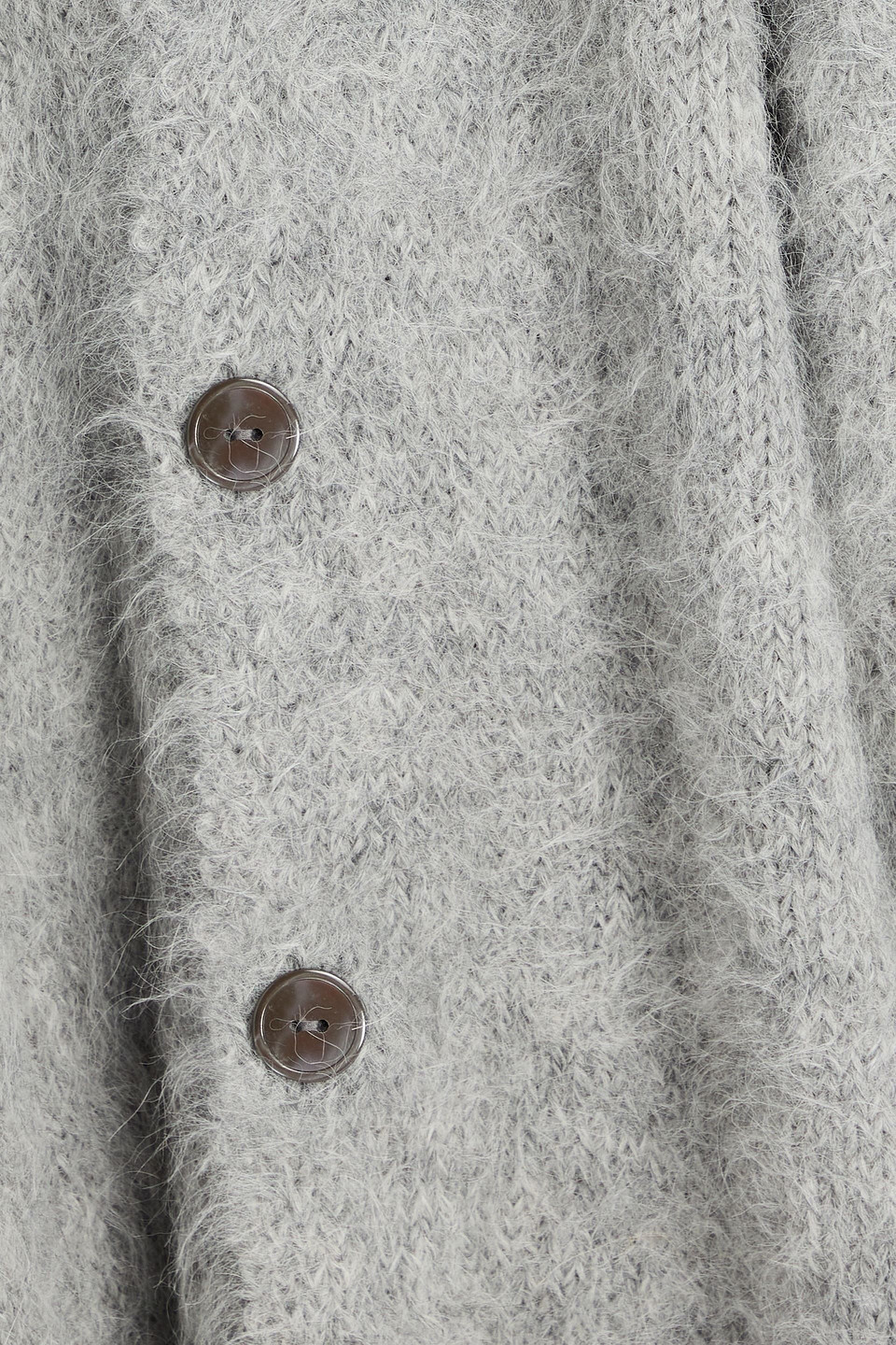 The Elder Statesman Thistle Alpaca-blend Cardigan In Gray