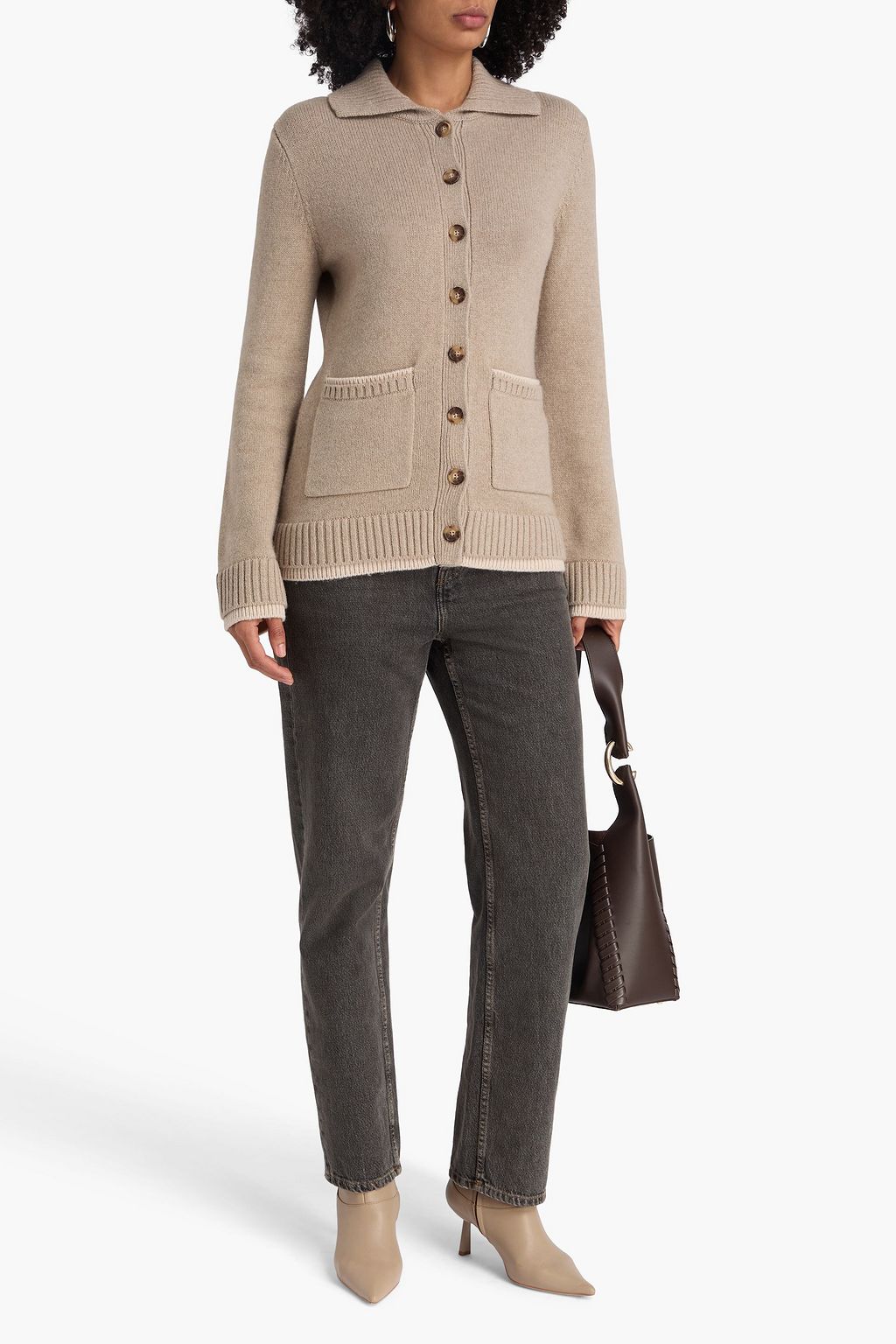 RAG & BONE كارديغان دانيكا من مزيج الكشمير والصوف